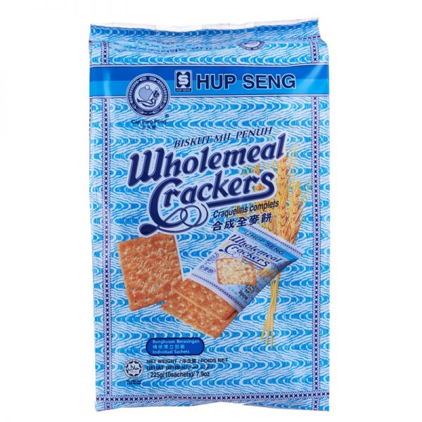 Hup Seng Crackers - Wholemeal, 225g
