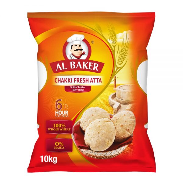 Al Baker Chakki Fresh Aata - 5Kg